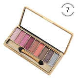 Fashion eyeshadow palette 9 colors matte eyeshadow palette glitter eye shadow makeup nude makeup set